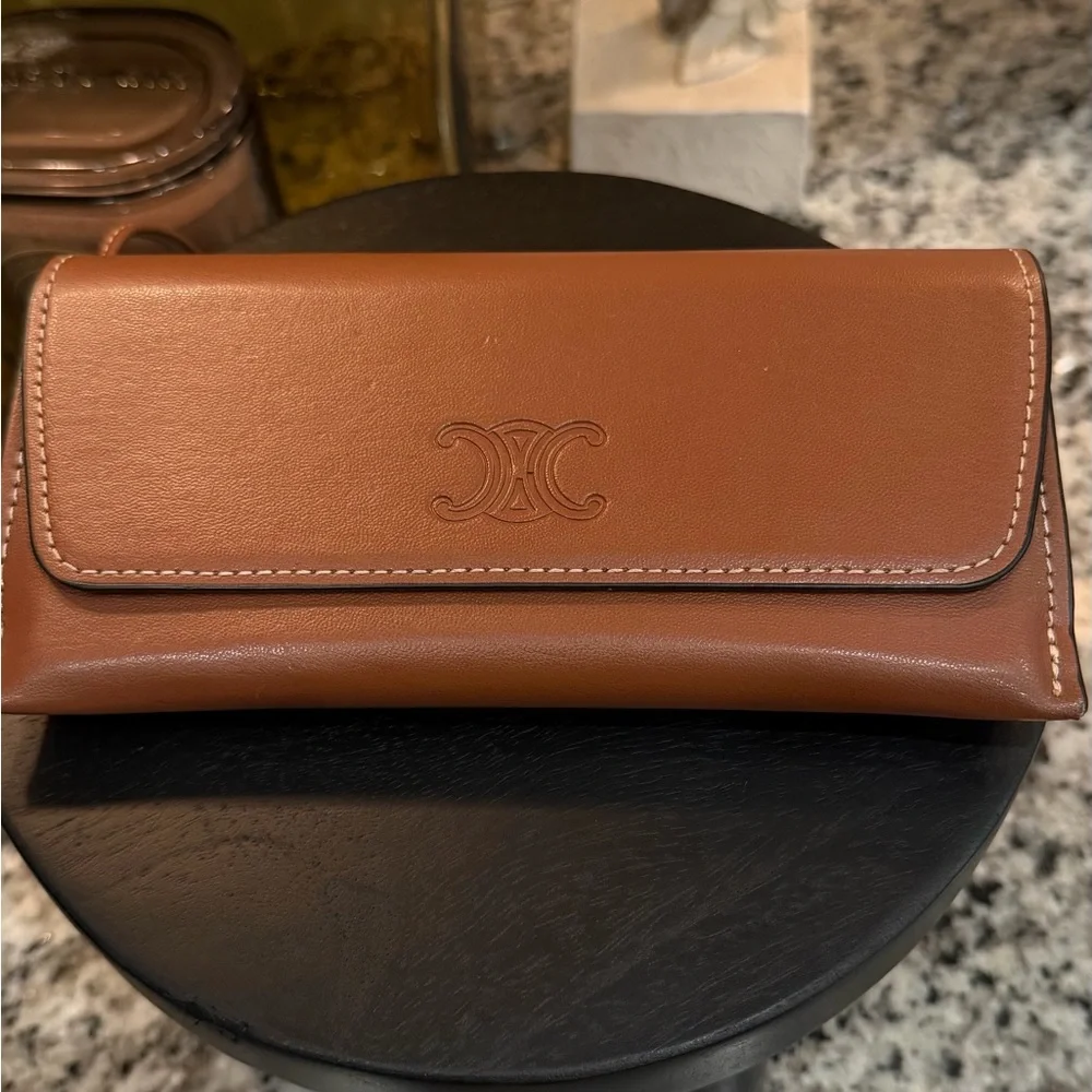 Celine Black Rectangular Sunglasses - Picture 8 of 11